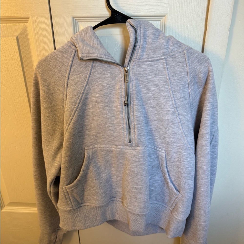Cropped Athletic Quarter Zip - image 1